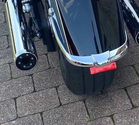 Verstellbarer Auspuff-Umbau T-300 an Triumph Thunderbird LT 1700 mit Commander 1700 Auspuff