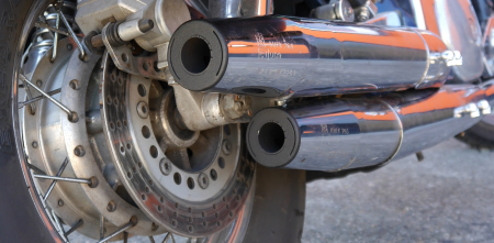 Verstellbarer Auspuff-Umbau Kawasaki VN 1500 Classic Tourer Vulkan VN 15