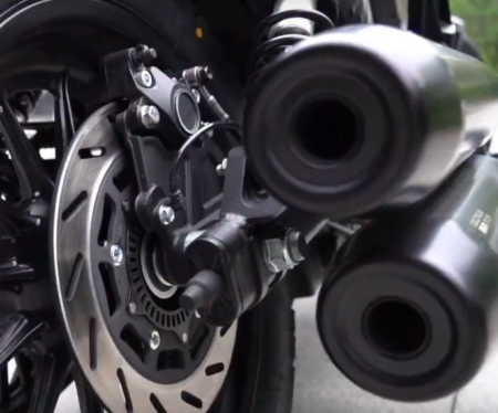 Verstellbarer Auspuff Benda Chinchilla BD Napoleon Bobber 450 500