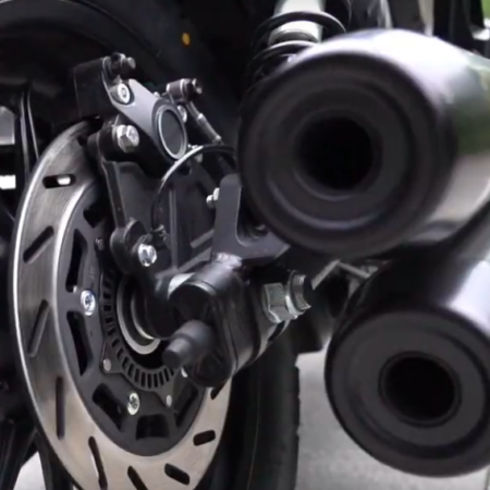 Verstellbarer Auspuff Benda Chinchilla BD Napoleon Bobber 450 500