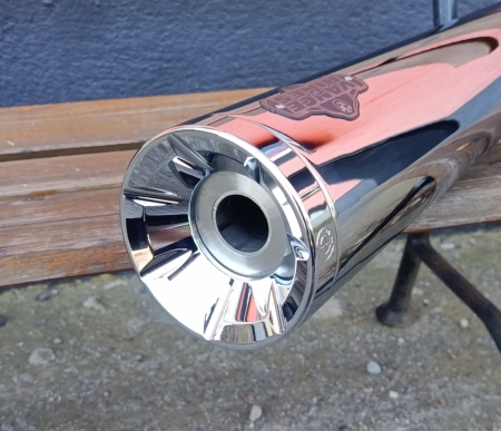 Verstellbarer Auspuff Vance and Hines Round 2in2 für BMW R18 Roctane R18 B R18 Classic Transcontinental